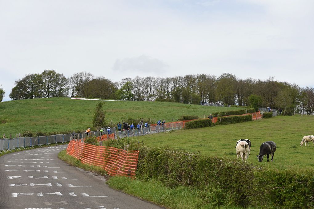 The La Redoute climbs awaits the Liege-Bastogne-Liege peloton