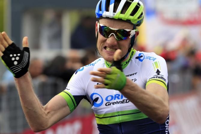 Pieter Weening (Orica - GreenEDGE) wins the second Giro stage of his career