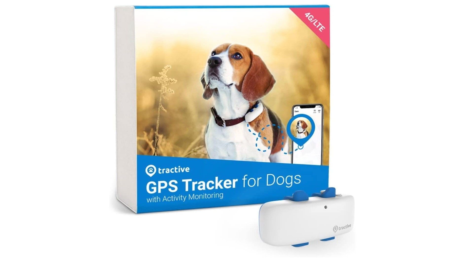 Tractive GPS Tracker for Dogs ダークブルー Tractive Dog GPS