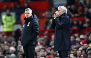 Jose Mourinho suffered his first defeat as Tottenham coach at the hands of Manchester United in midweek