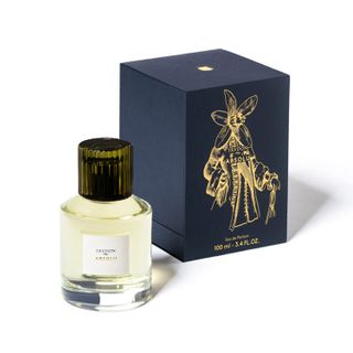 Trudon Absolu perfume and box with illustration by Clovis Retif