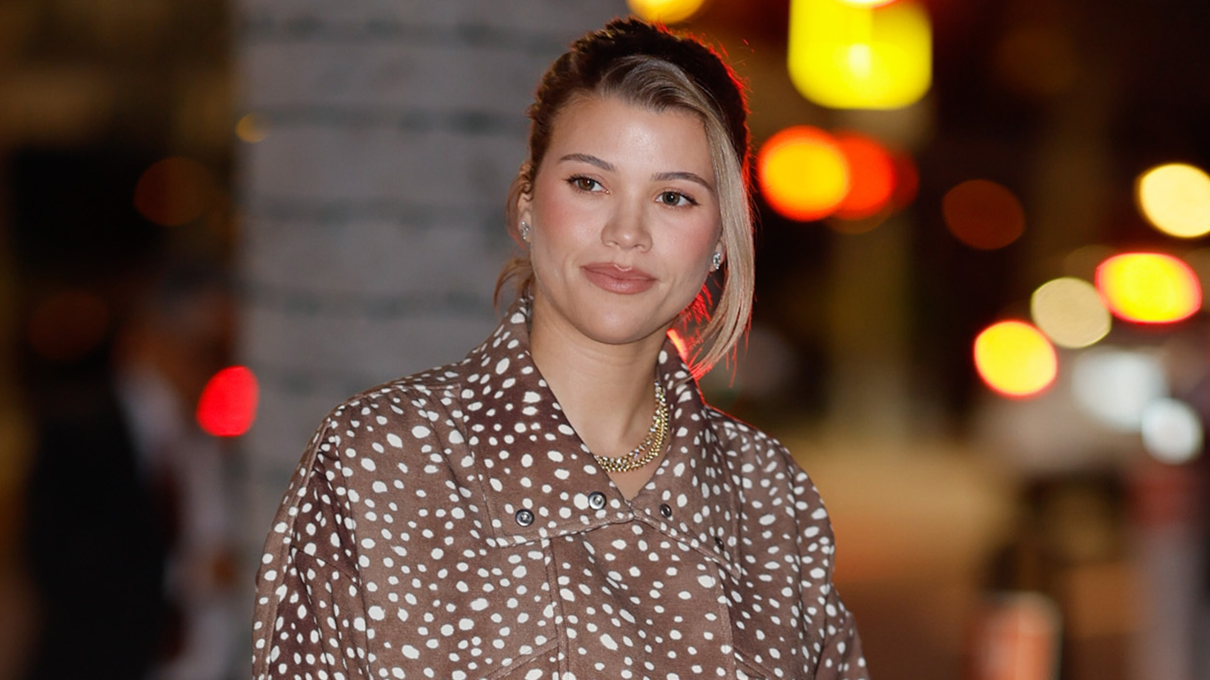 LOS ANGELES, CA - OCTOBER 16: Sofia Richie Grainge is seen on October 16, 2025 in Los Angeles, California.