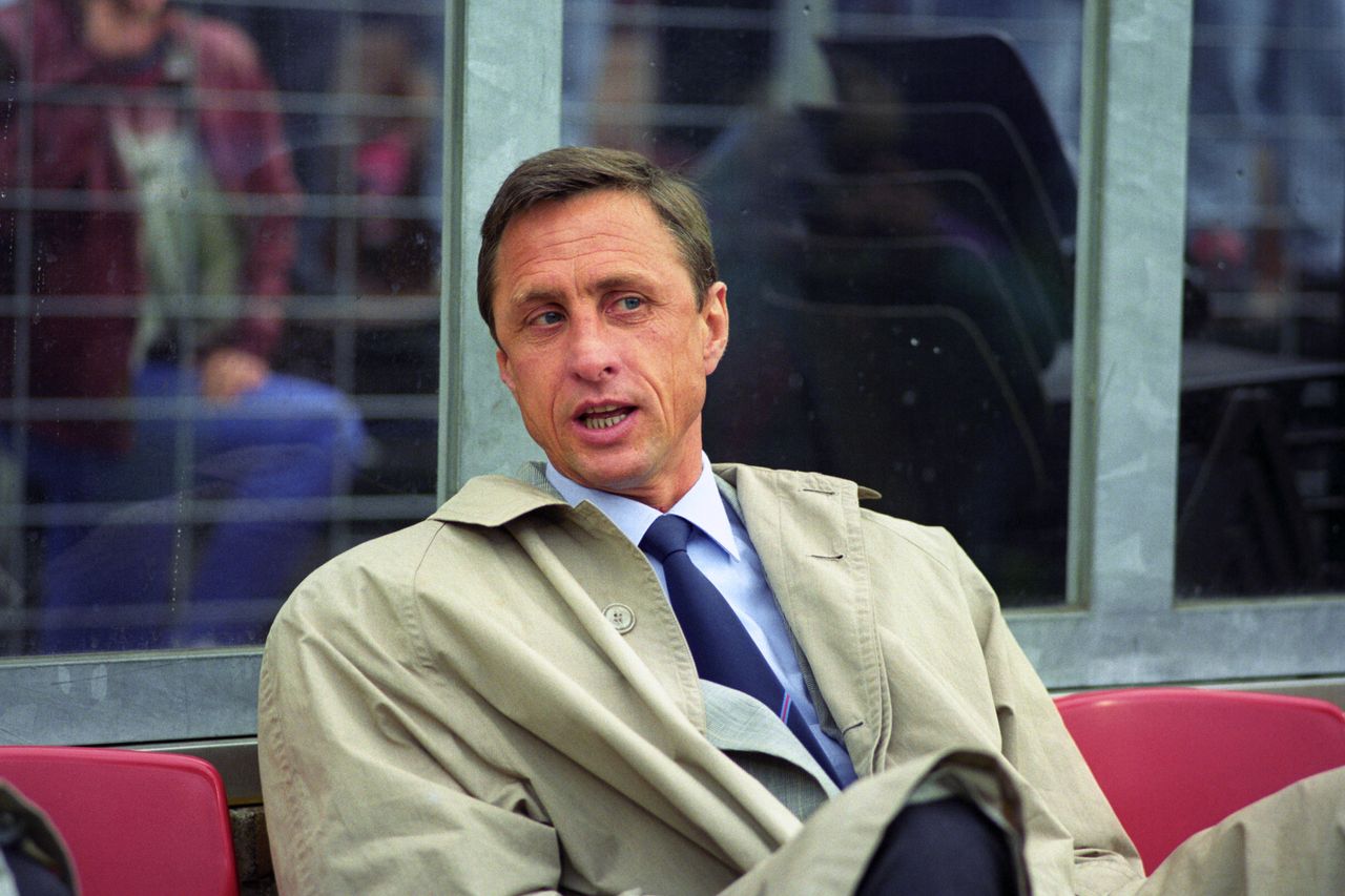 Barcelona manager Johan Cruyff, 1991
