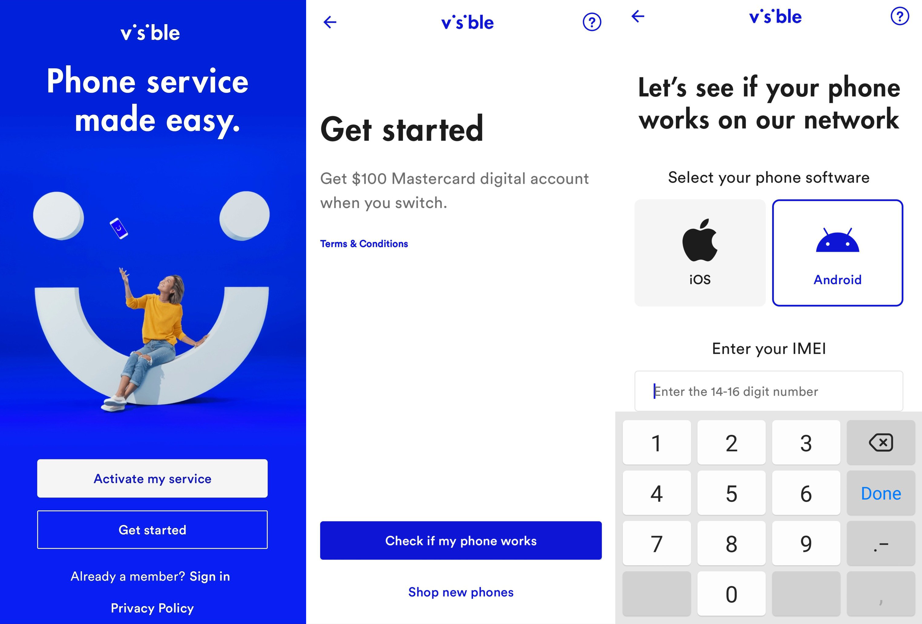 Visible app