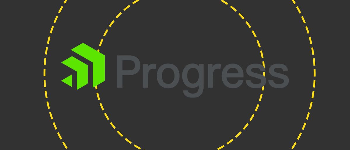 The Progress logo on the ITPro background