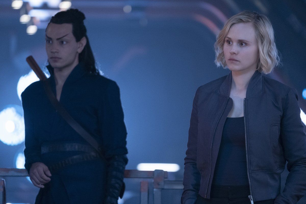 Evan Evagora as Elnor; Alison Pill as Jurati