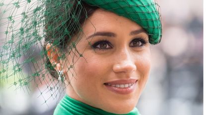 LONDON, ENGLAND - MARCH 09: Meghan, Duchess of Sussex attends the Commonwealth Day Service 2020 on March 09, 2020 in London, England. (Photo by Samir Hussein/WireImage)