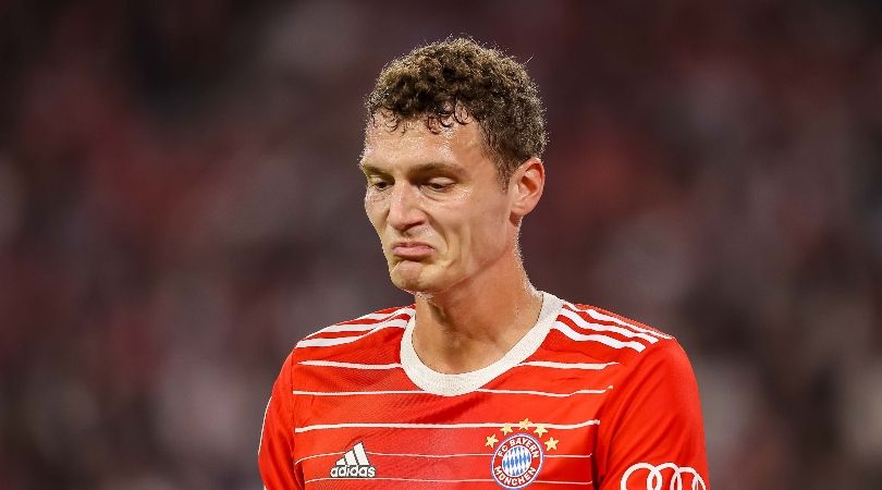 Benjamin Pavard in action for Bayern Munich.