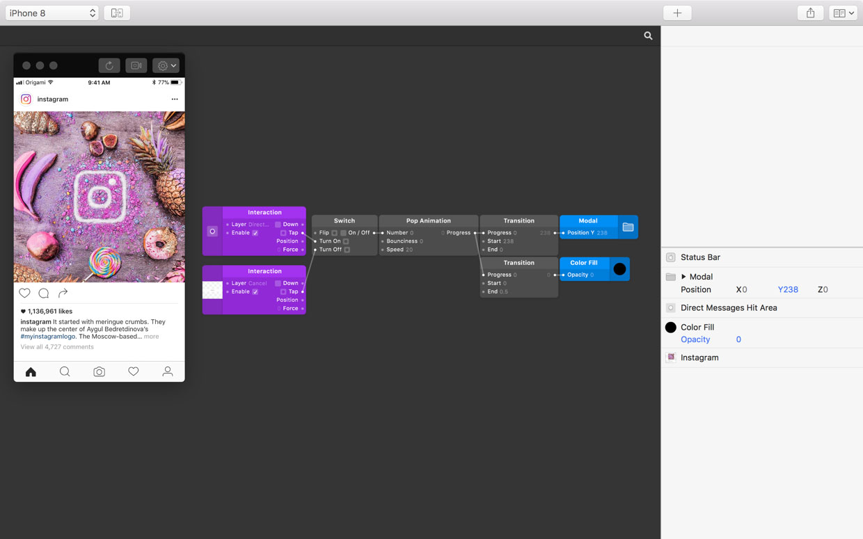 Free prototyping tools: Origami