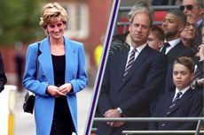 Princess Diana, Prince William and Prince George