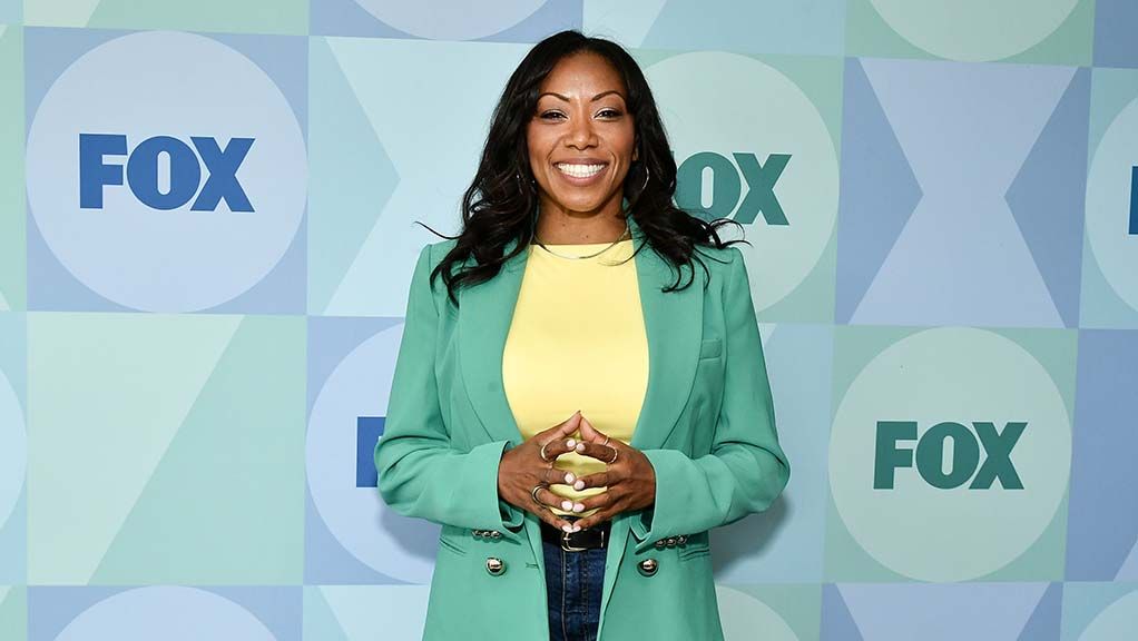 Next Level Chef judge Nyesha Arrington arrives at Fox&rsquo;s Spring Press Event on the Fox lot in Hollywood.