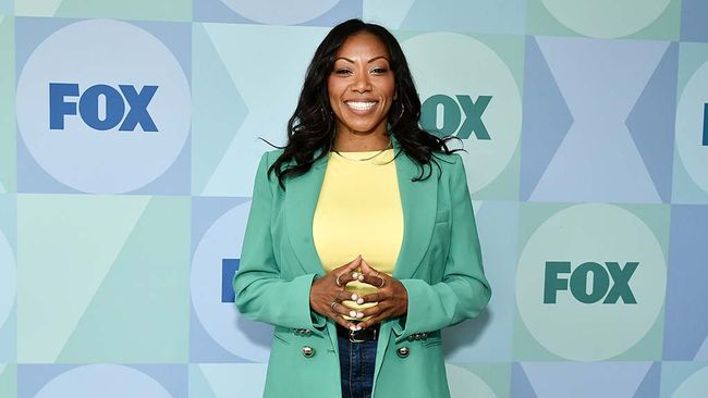 Next Level Chef judge Nyesha Arrington arrives at Fox&rsquo;s Spring Press Event on the Fox lot in Hollywood.