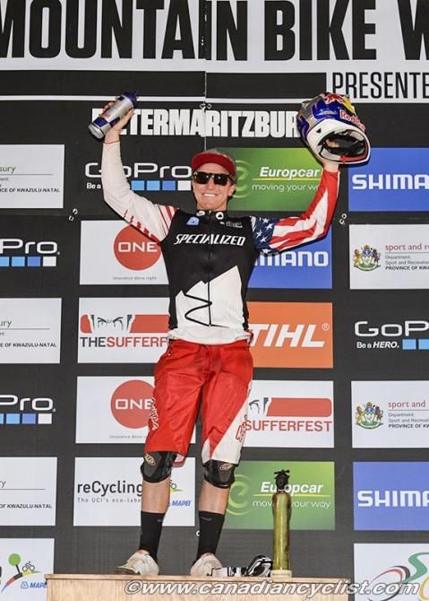 Elite Men's Downhill World Cup leader: Aaron Gwin