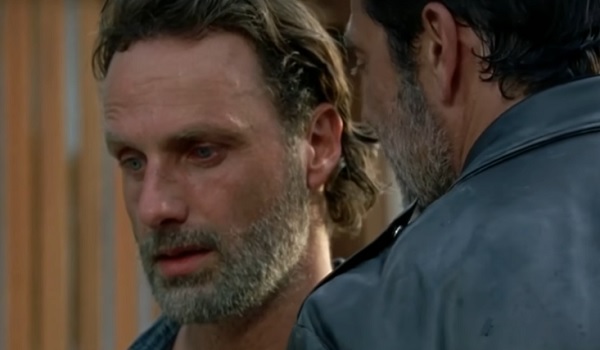 walking dead negan rick