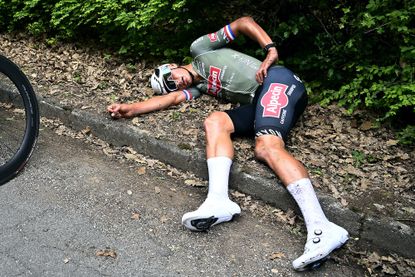 Mathieu van der Poel at the 2022 Giro d'Italia