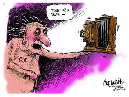 Political cartoon Republican party image