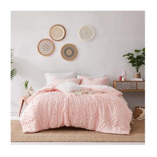 a pink bedding