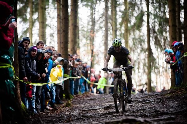 Jochen Kass races downhill