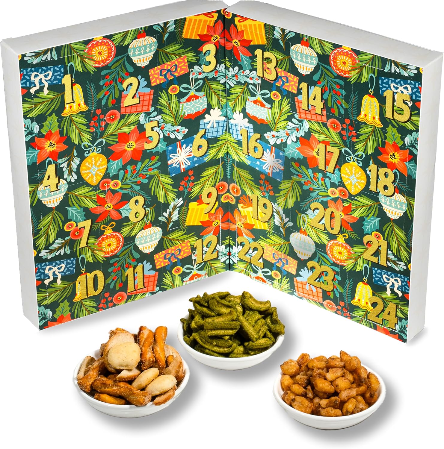 Advent Calendar 2025 &amp;ndash; Limited Edition Christmas Gift Box With 24 Gourmet Snacks &amp;ndash; a 24 Day Holiday Countdown for Making Lasting Memories, for Adults, Women, Men, Kids