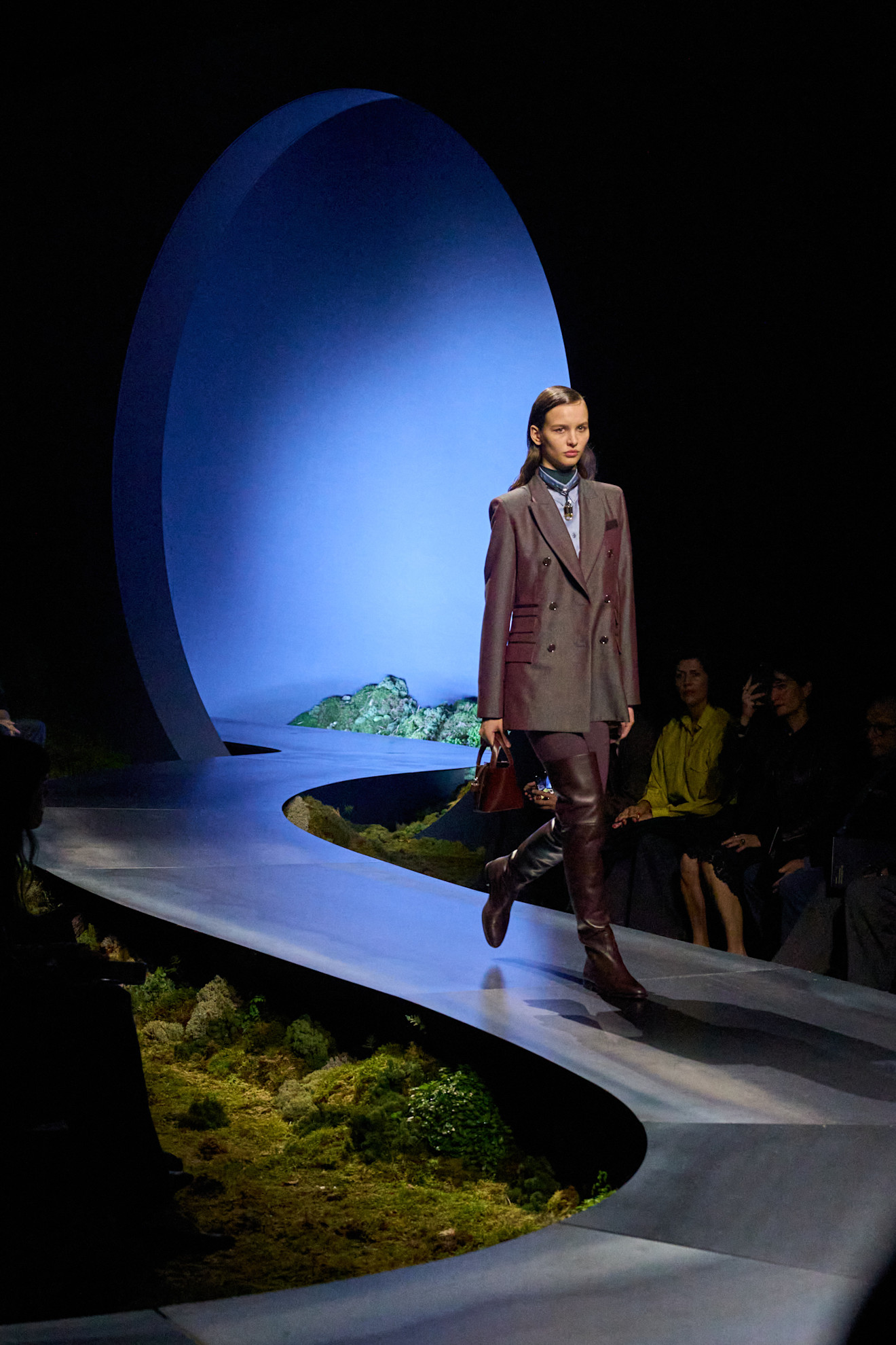 Photo of models walking in Herm&amp;egrave;s Fall Winter 2026 show at Paris Fashion Week.