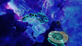 Ghost Signal: A Stellaris Game official screenshot showing a large space creature