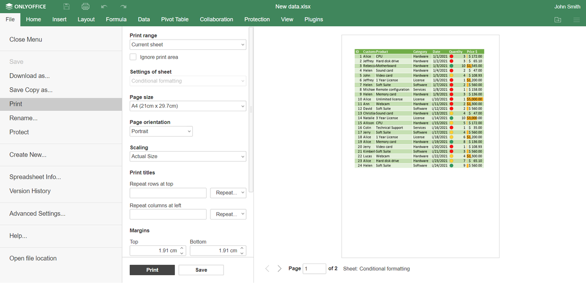 ONLYOFFICE 7.1