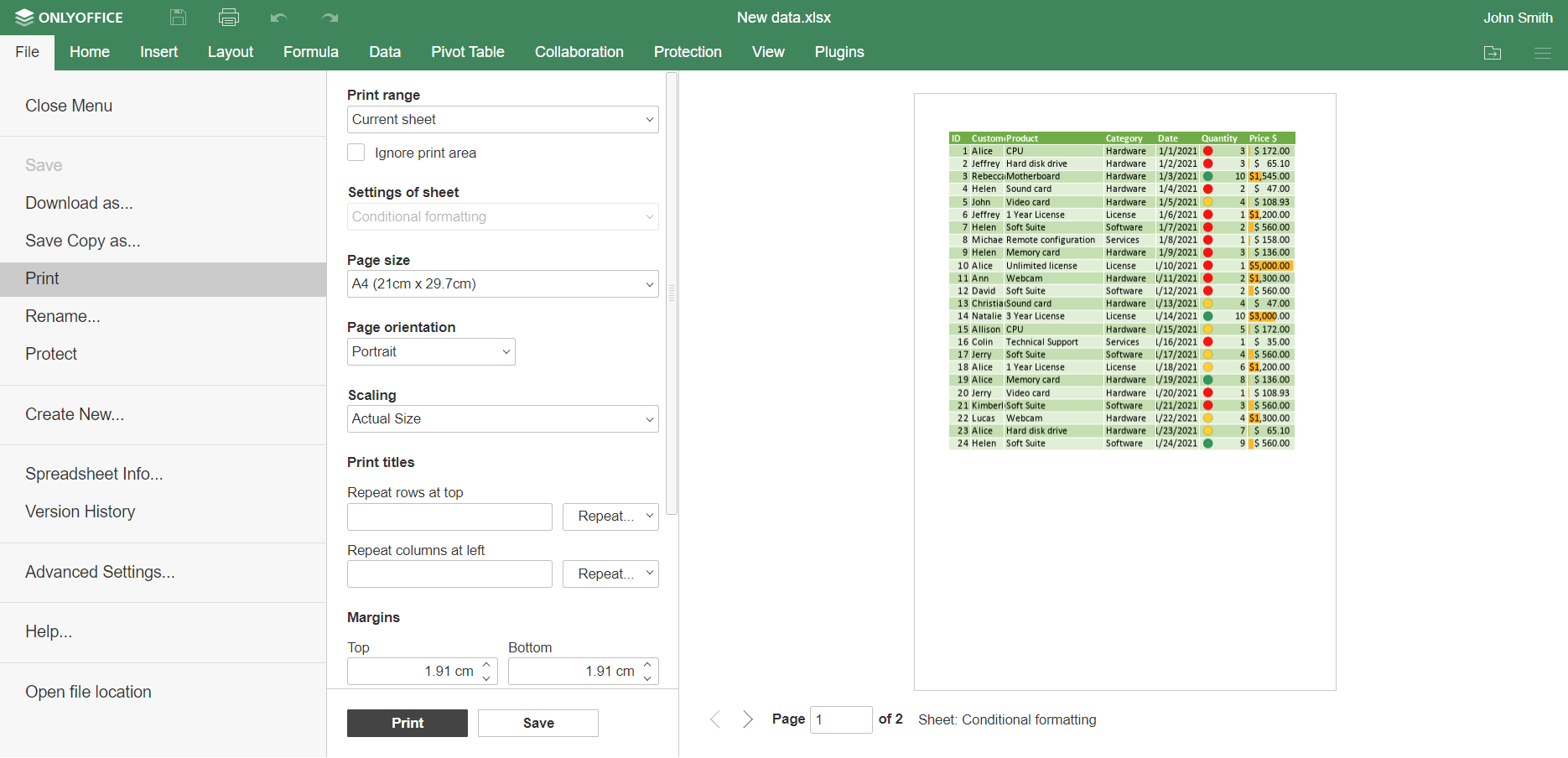 ONLYOFFICE 7.1