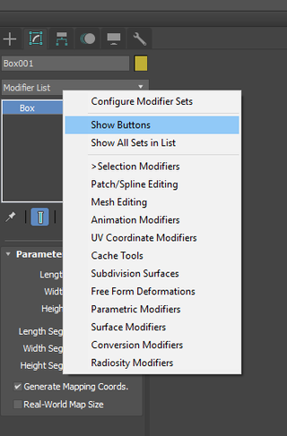 A huge set of extra modifiers can be accessed by right clicking the modifiers menus