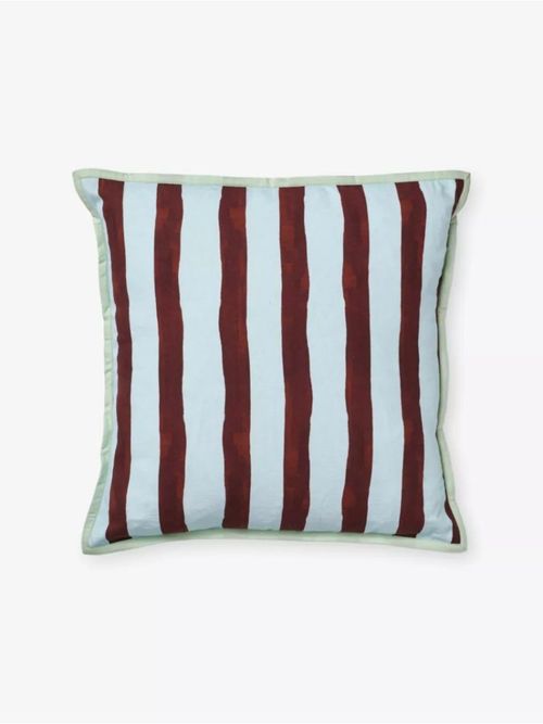Striped Square Cotton Cushion