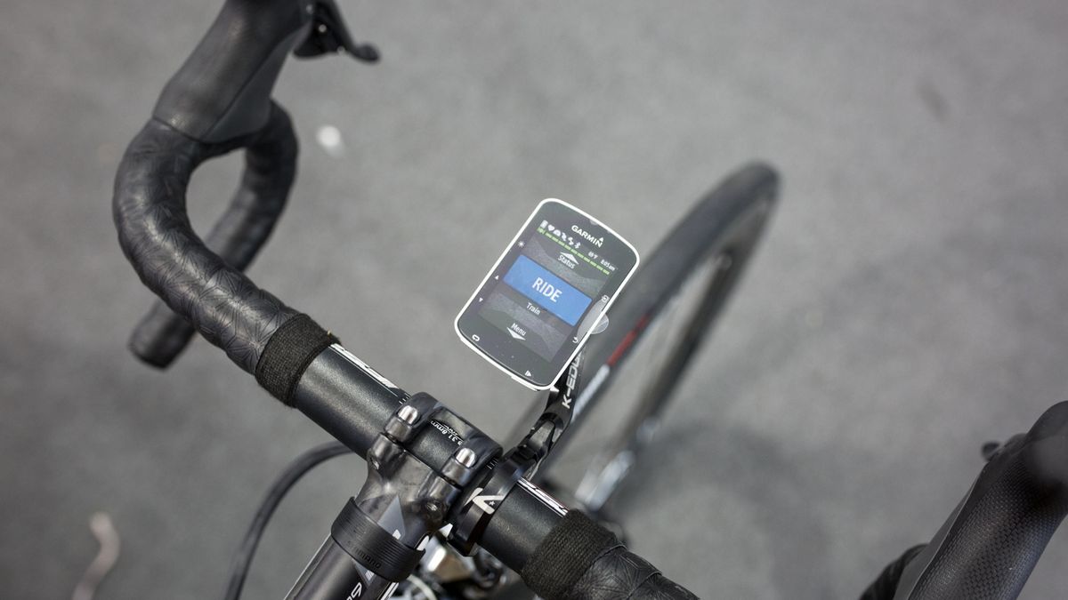 Brambilla has a new Garmin 520 for the 2017 season