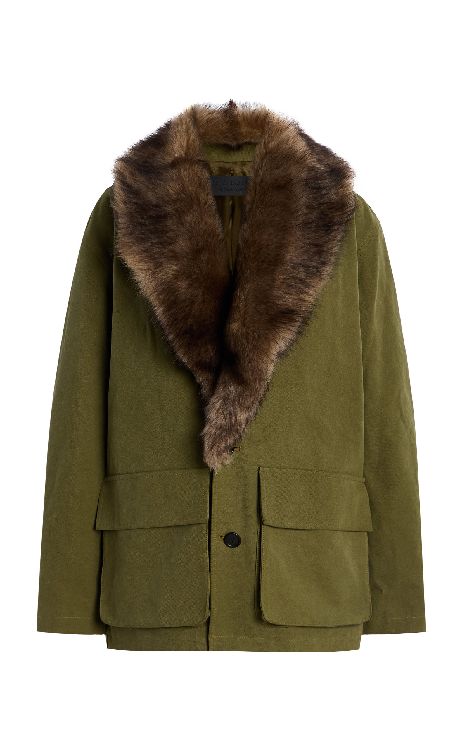 Ronay Faux-Fur Cotton Parka