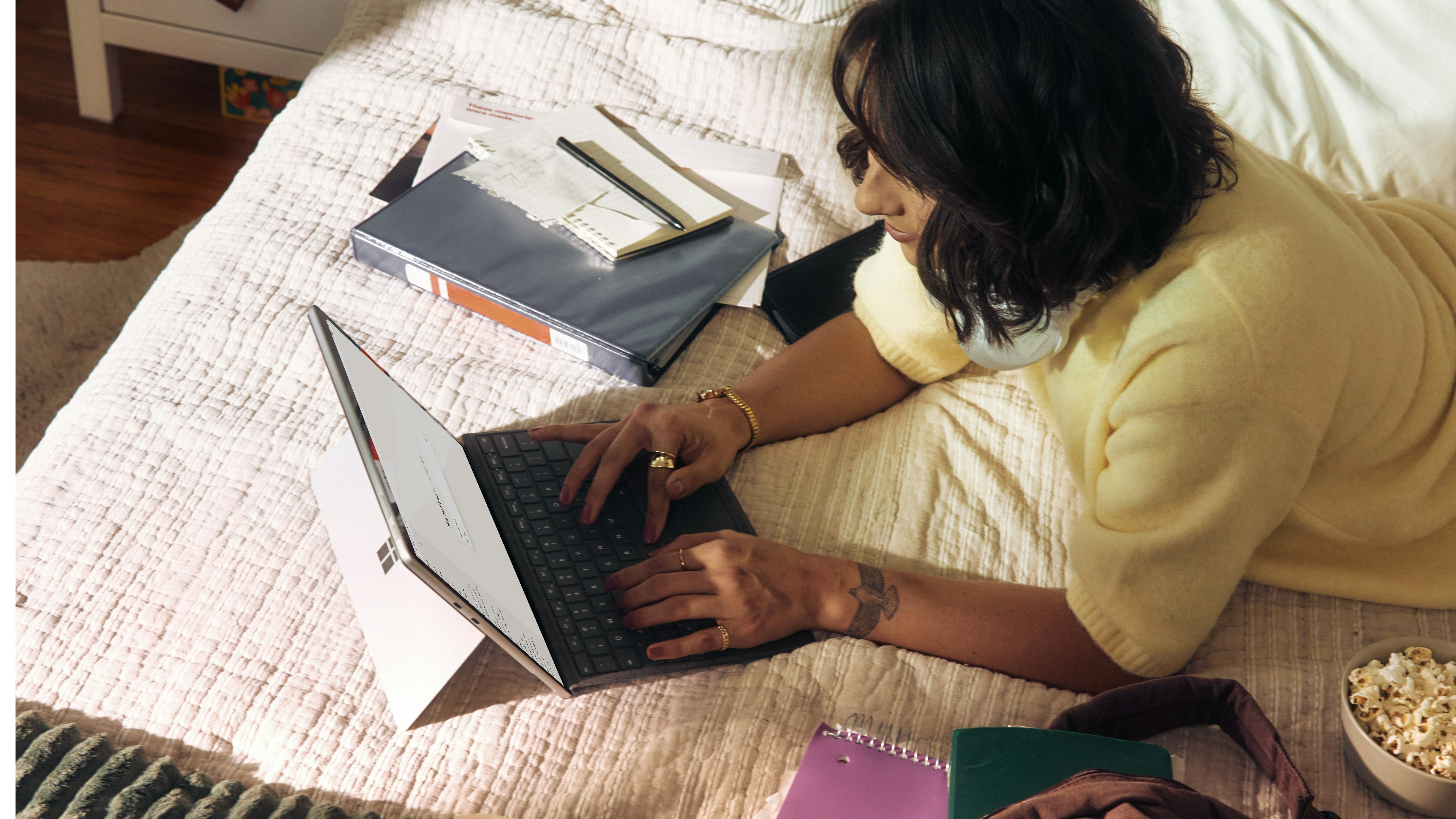 Person working on their computer