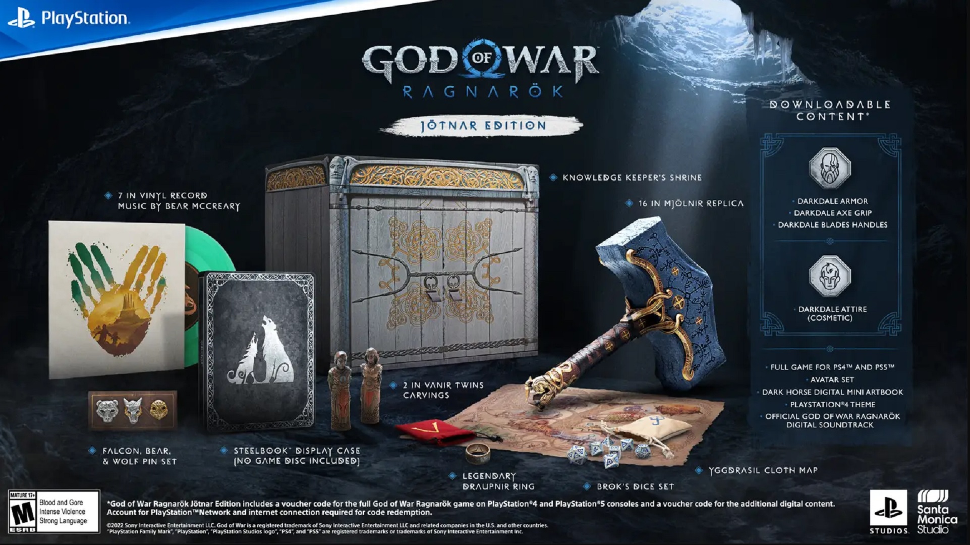 God of War Ragnarok  Confira a arte conceitual dos 9 reinos do game em  mapa da Edição Jötnar