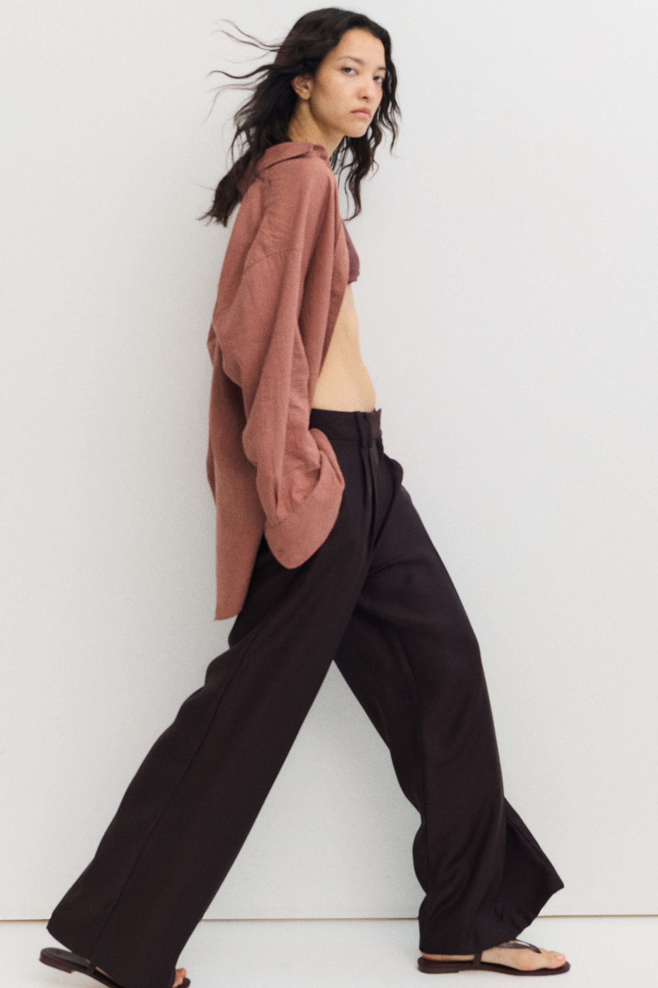 Wide Tailored Trousers