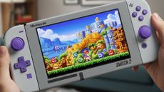 Nintendo Switch 2 in 1991's SNES style, created by AI (using Google Gemini)
