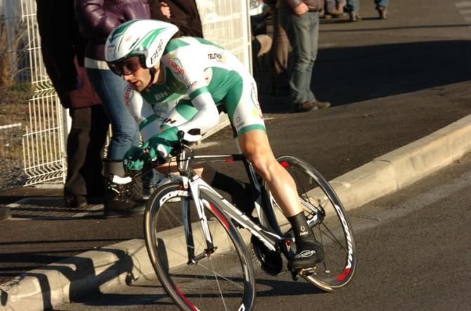 Jonathan Hivert (Sojasun) finished 9th in the 9.7km test