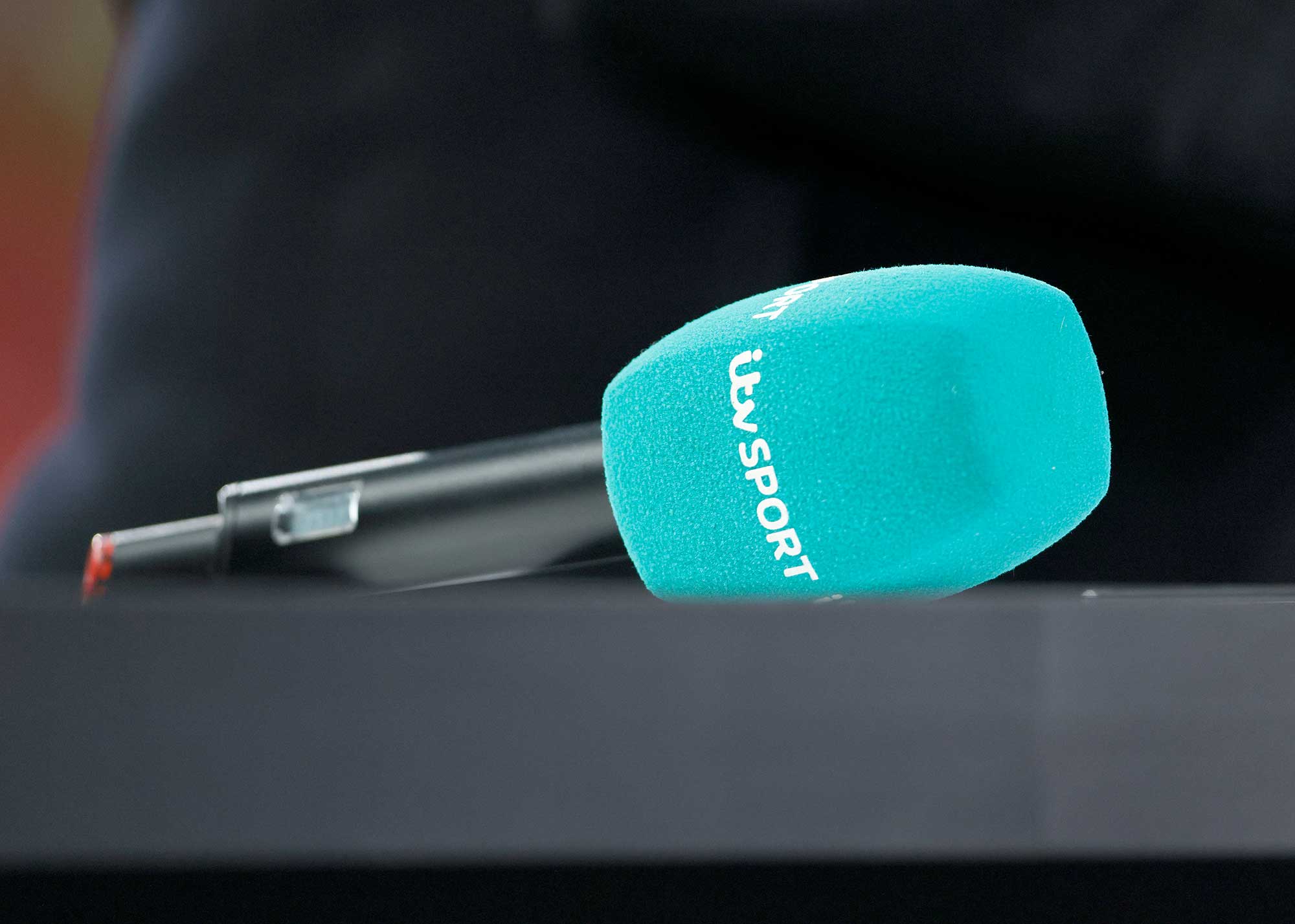 MANCHESTER ENGLAND FEBRUARY 7 ITV microphone pitchside before the Emirates FA Cup Fourth Round match between Manchester United and Leicester City at Old Trafford on February 7 2025 in Manchester England Photo by Richard SellersSportsphotoAllstar via Getty Images