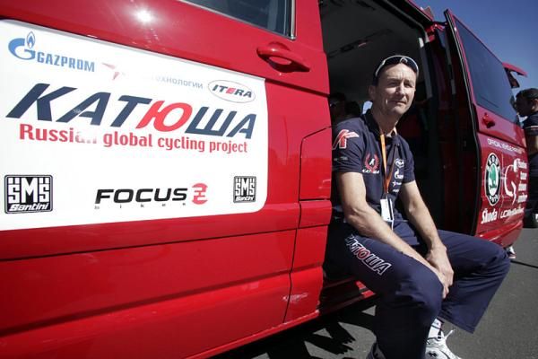 Katusha team director Dmitri Konyshev.