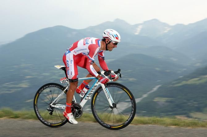 Joaquim Rodriguez (Katusha) had one of the best time trials of his career to finish 3rd on the day in Chorges