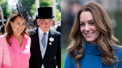 The special festive privilege the Middletons could receive revealed, seen here are Michael, Carole and Kate Middleton at different occasions