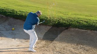 Alistair Davies shows how to perform the gate drill from the bunker