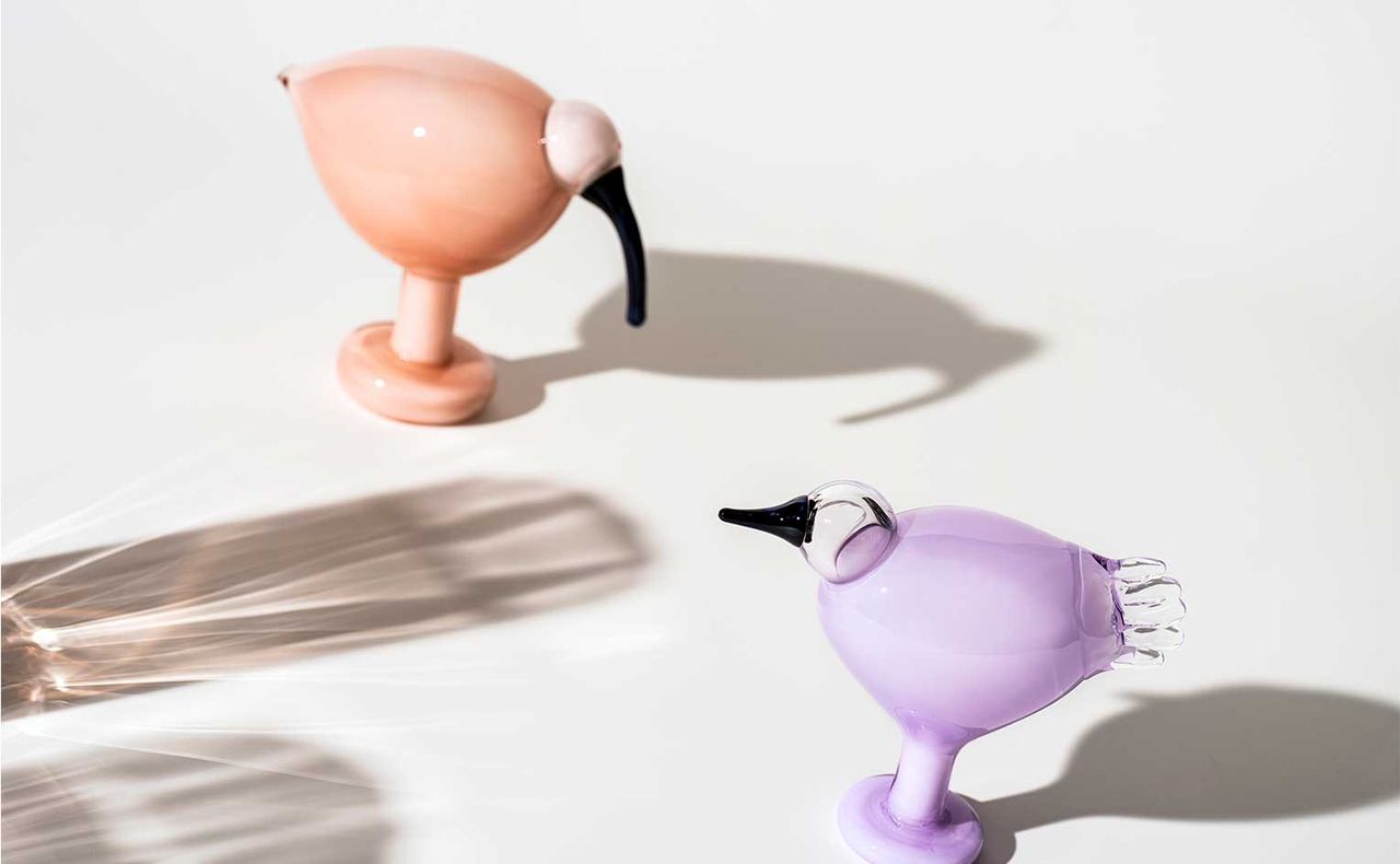 Iittala Oiva Toika glass birds