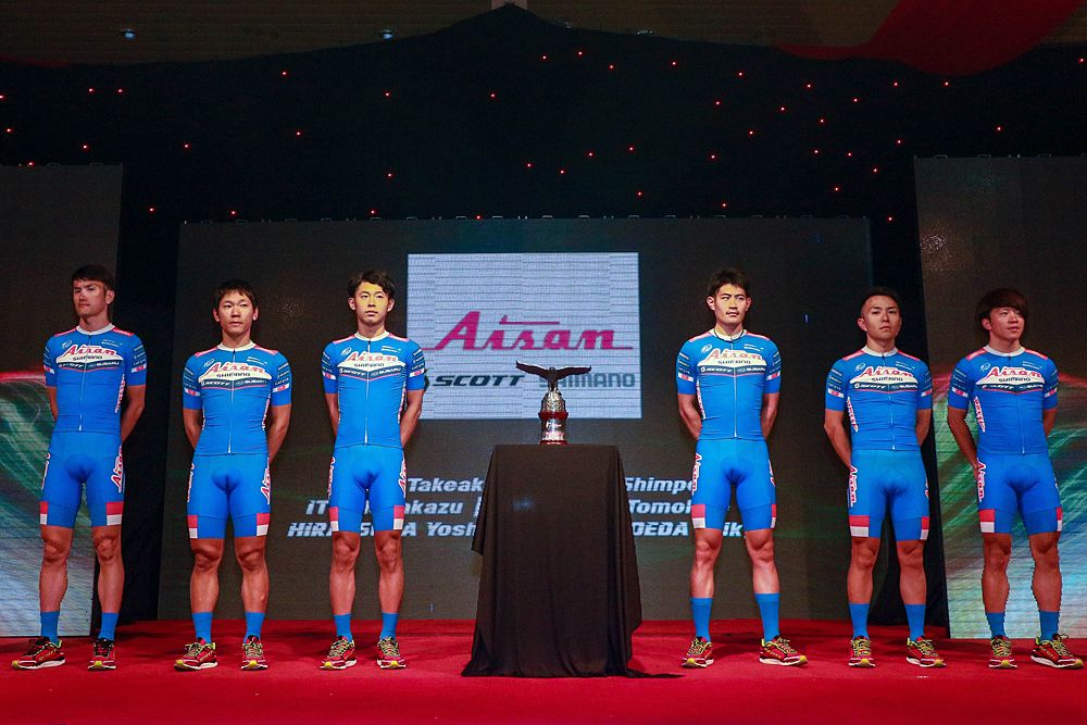 Aisan at the Tour de Langkawi presentation