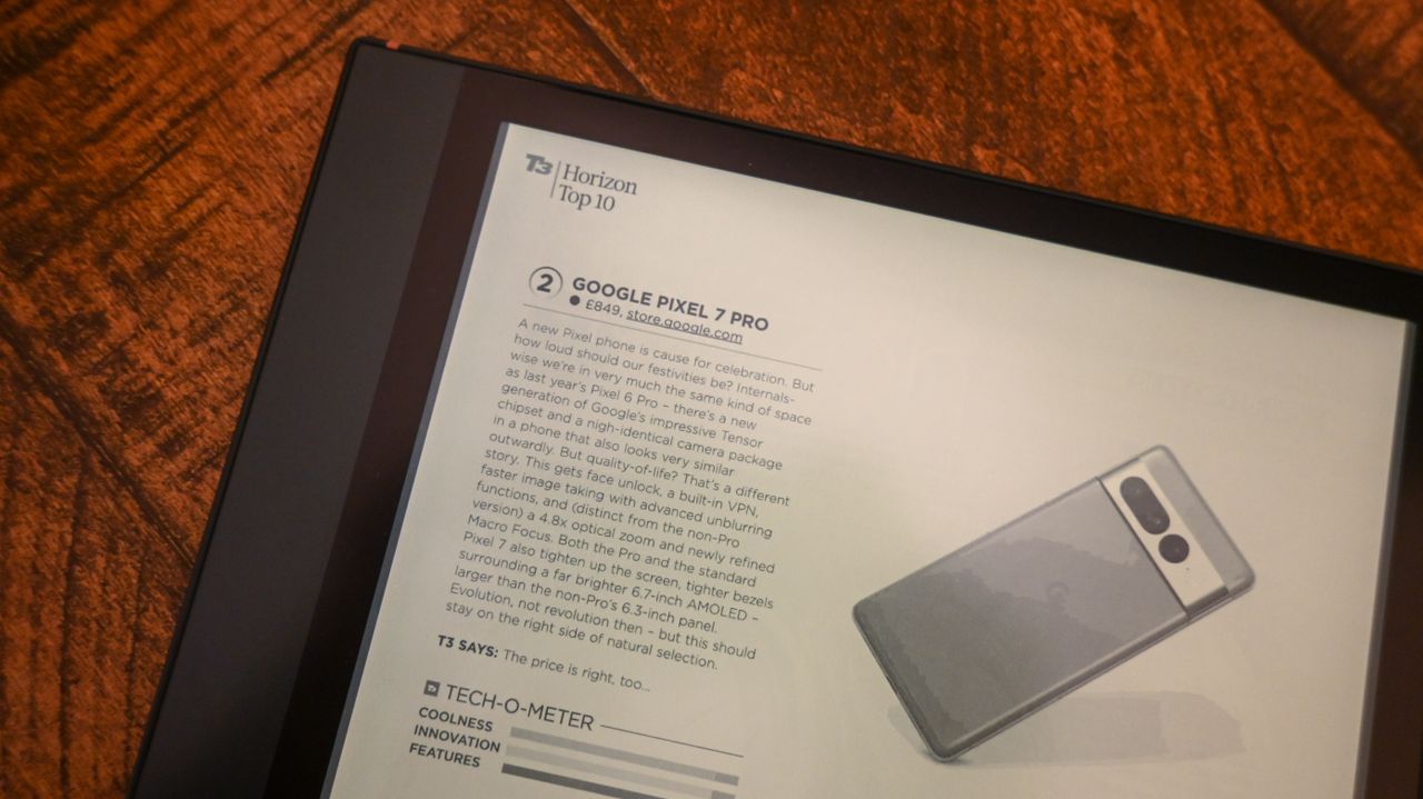 A photo of the Onyx Boox Note Air 2