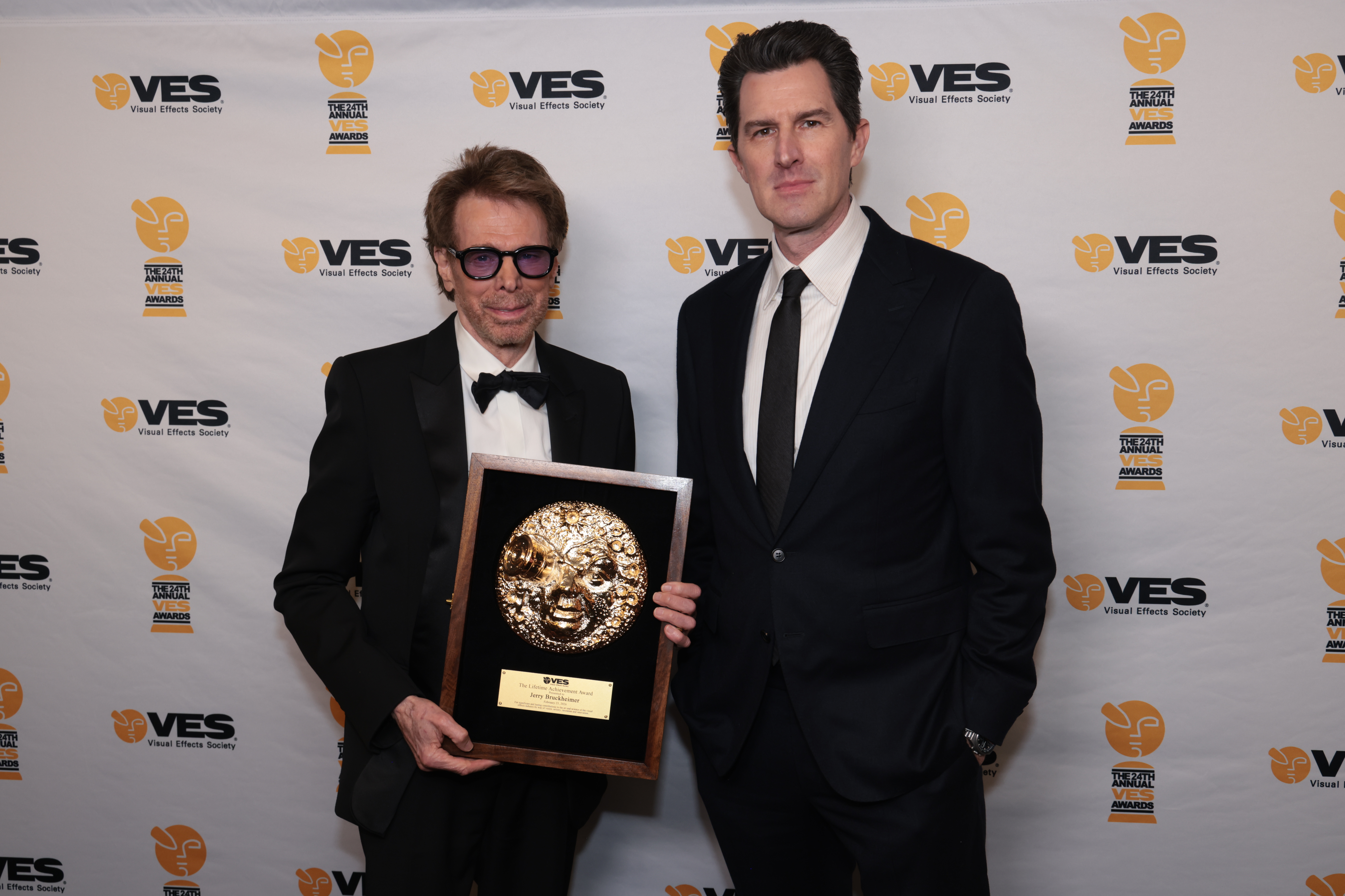 Jerry Bruckheimer and Joseph Kosinski at the VES Awards 2026