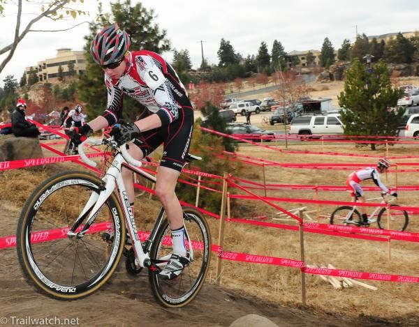 Richard Gorry (Whole Athlete) leading on lap one