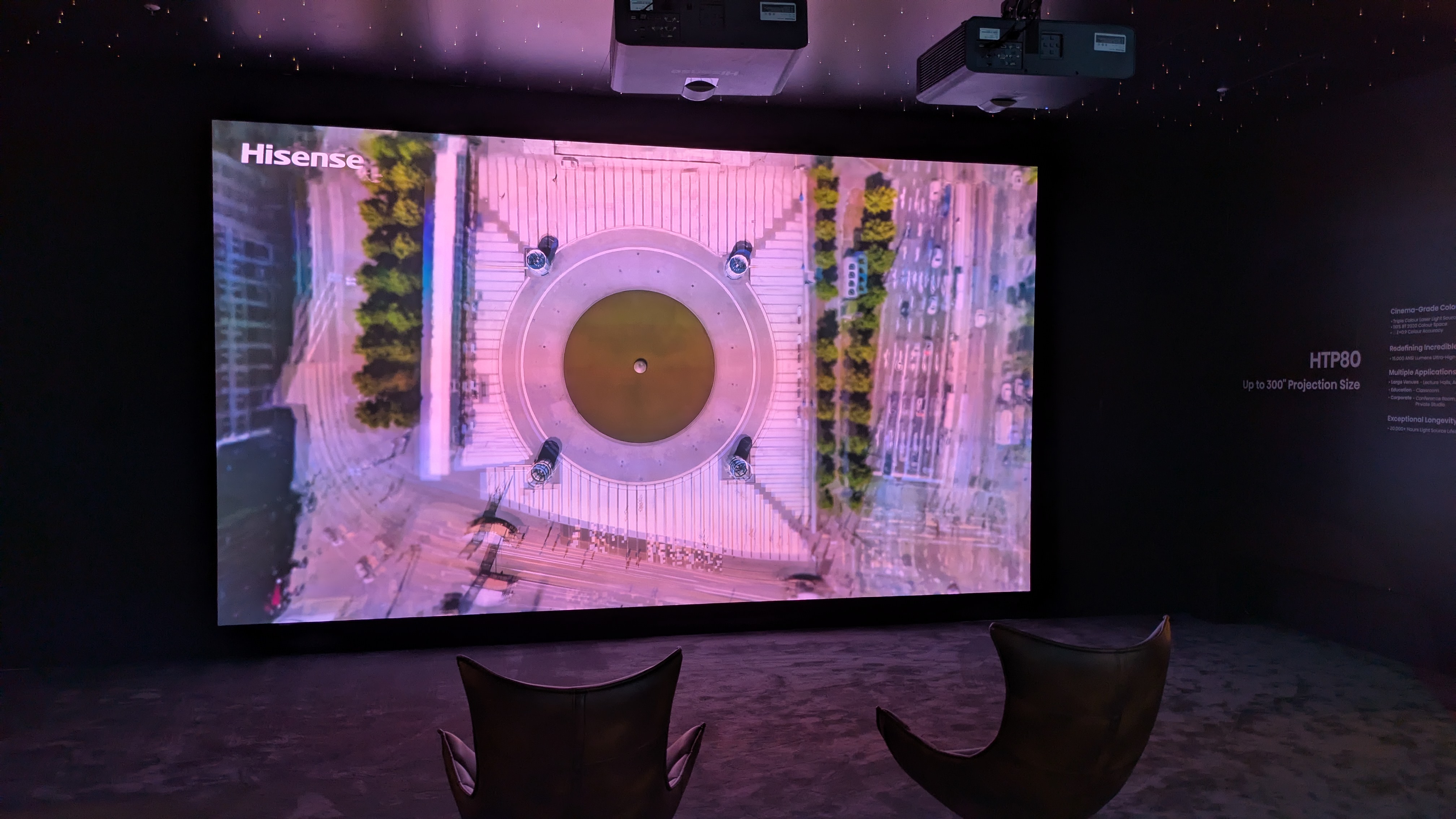 Hisense HTP80 tri-chroma on display at IFA 2025