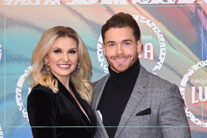 Love Island's Amy Hart and boyfriend Sam Rason on red carpet