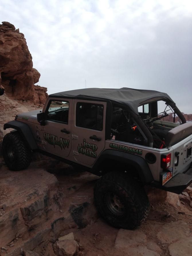 We had to load supplies in a jeep to get everything to one of our locations