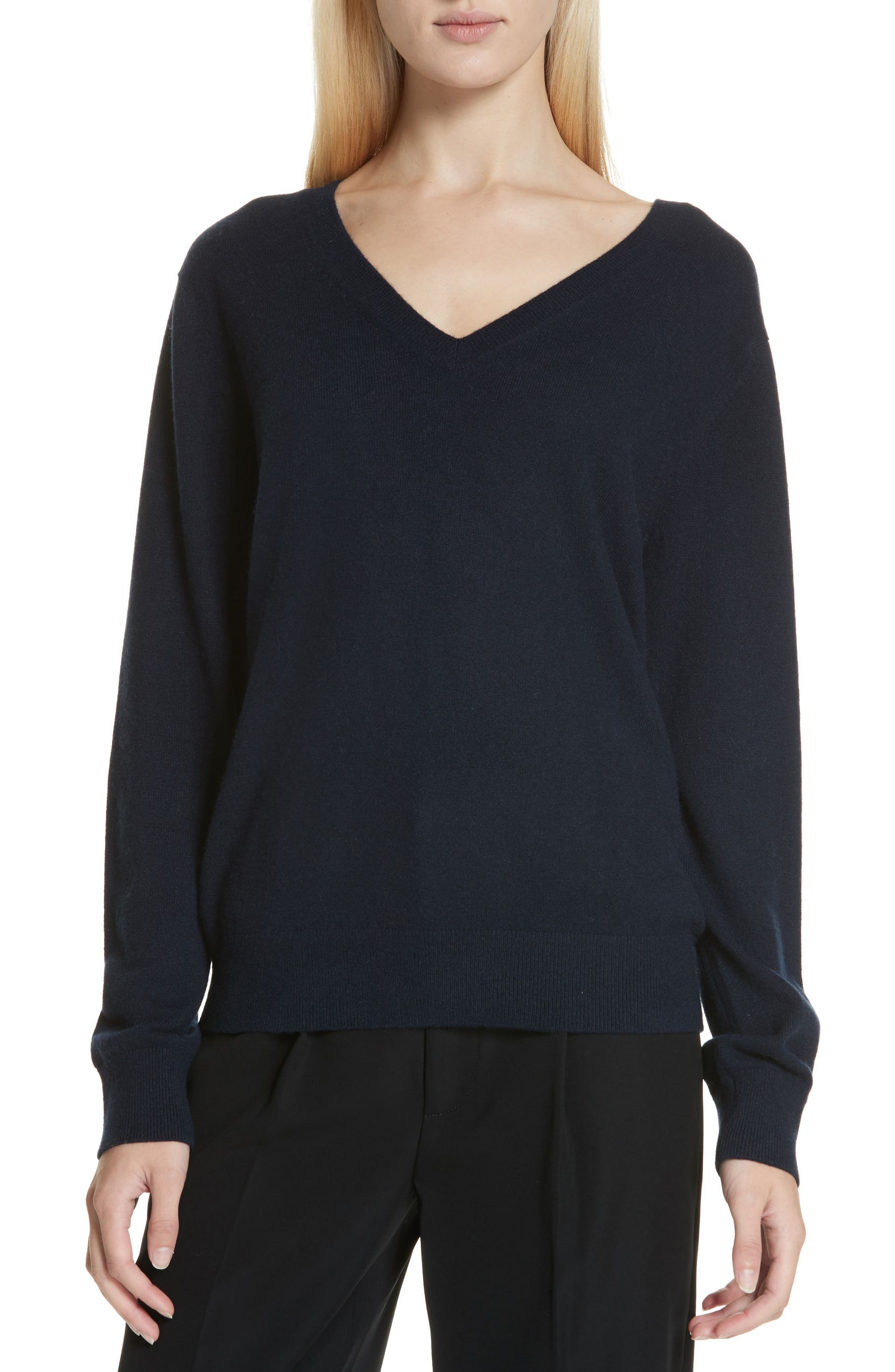 Vince, Weekend V-Neck Cashmere Sweater